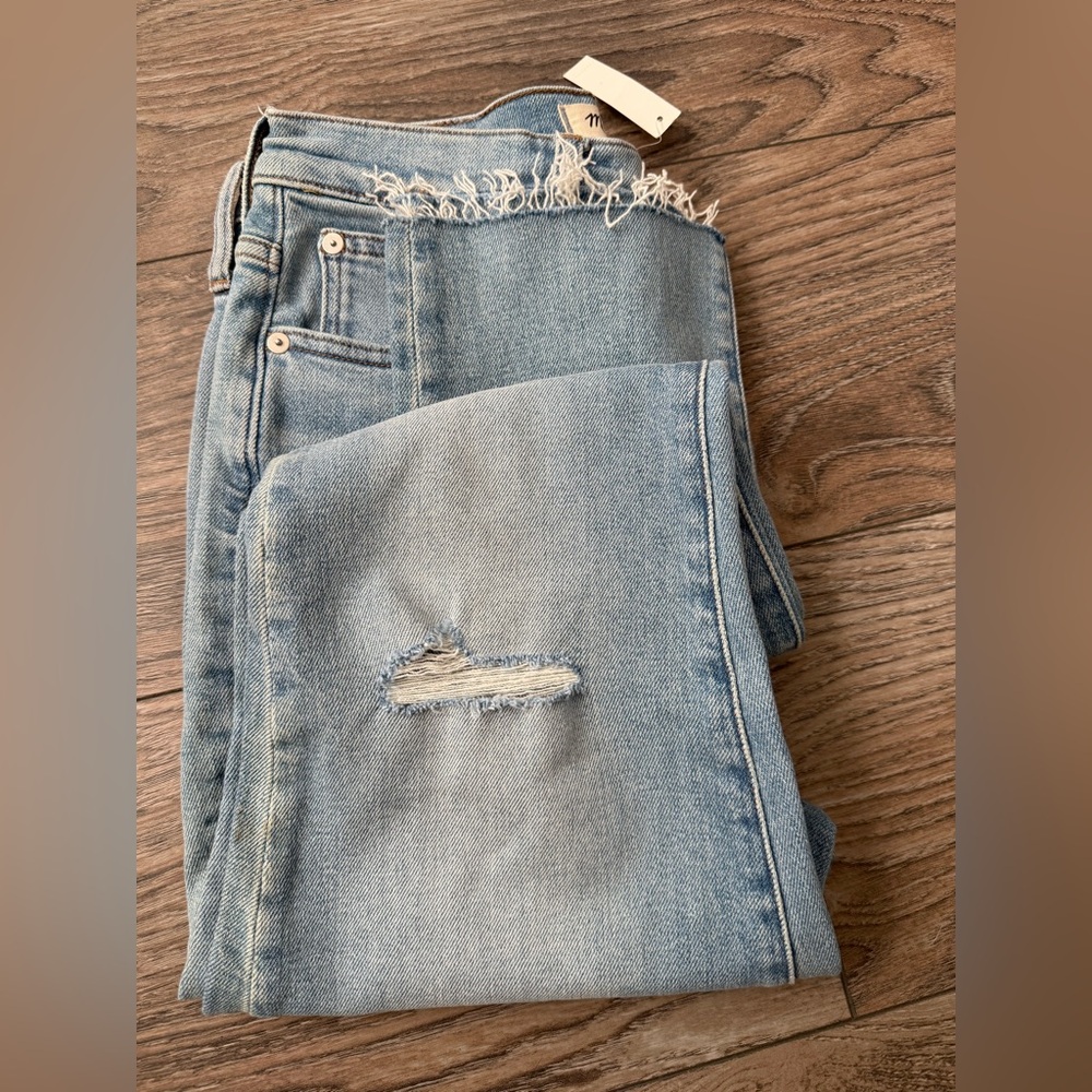 Madewell Perfect Vintage Women's Distressed Light Wash Jeans